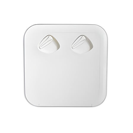 TEKNE VE KARAVAN İÇİN PLASTİK KAPAK BEYAZ  372x372 mm