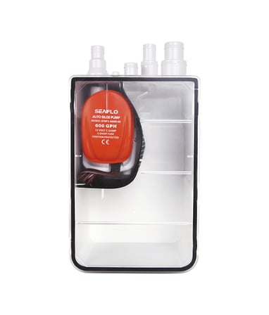 SEAFLO (Shower Sump) Otomatik Duş ve Lavabo Tahliye Sistemi 750 GPH 24 V - Çıkış Çapı: 3/4'' (19 mm)