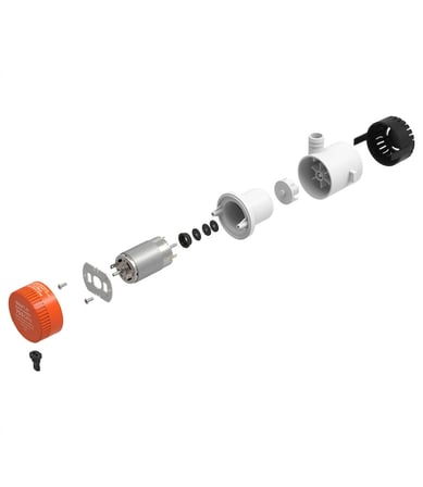 seaflo klasik dalgıç manuel sintine pompası 1100 gph 24v  - hortum çıkışı ø: 1-1/8'' (29mm)