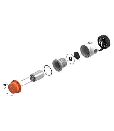 Seaflo 01 Serisi Ağır Hizmet Tipi Dalgıç Manuel Sintine Pompası 3000 GPH 24V 7.0 A - Hortum Çıkışı Ø: 1-1/2'' (40mm)