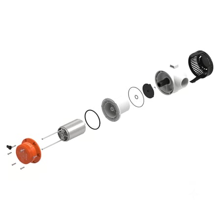 Seaflo 01 Serisi Profesyonel Ağır Hizmet Tipi Dalgıç Manuel Sintine Pompası 4700 GPH 24V 8.5 A - Hortum Çıkışı Ø: 2'' (50mm)