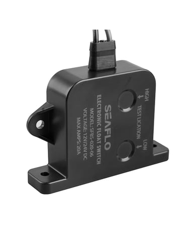Seaflo 04 Serisi Elektrik Alan (Elektronik) Sintine Şalteri Flatörü 12V 10 A /24V 20 A - Temassız Algılama Teknolojisi