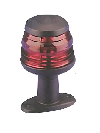 TEKNE İÇİN TEPE LAMBASI AYAKLI  B-KIRMIZI 12 V LED