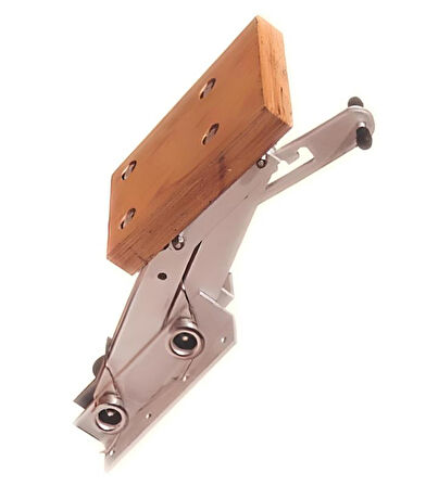 POSEIDON MARINE  MOTOR ASKI BRAKETİ KROM MAFSALLI AHŞAP 6-20HP