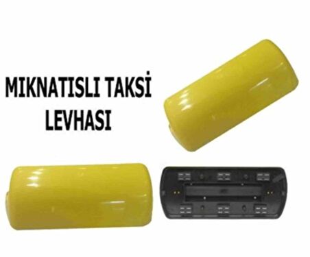 Taksi Levhası Işıklı Mıknatıslı Sarı (Yazısız Model)