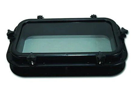 LUMBOZ İÇTEN MONTAJ DİKDÖRTGEN SİYAH 30x50cm