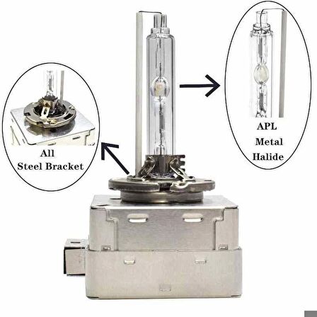 D1s xenon far ampulü 8000k 35watt AEM