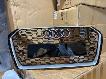 hdmtuning Audi A4 Rs4 Panjur Gri Çerçeve 2017-2019 Arası  Uyumlu