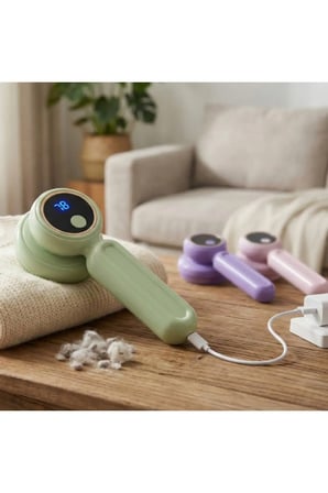2 Adet Tiftik Temizleme Aleti – Şarjlı LED Şarj Göstergeli Kumaş Tıraş Makinesi, Pilling Remover, Lint Shaver, Kıyafet Ve Ev Tekstili Temizleyici