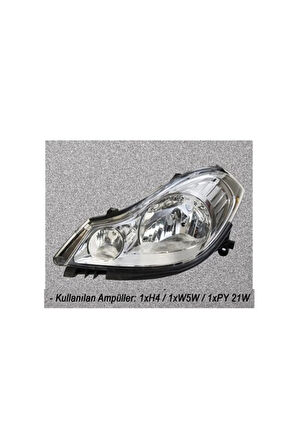 Far Sinyal Sol Clıo Symbol Thalıa 09 Mekanik H4 7701070630-260606079R