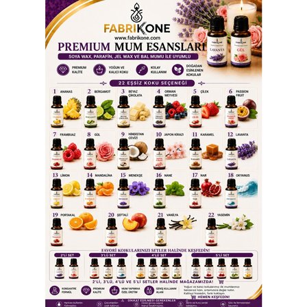 Premium Mum Esansı 5 cc 2'li Set - Karamel, Lavanta - Soya Wax, Parafin, Jel Wax ve Bal Mumu Uyumlu BKFAB2KRLV5