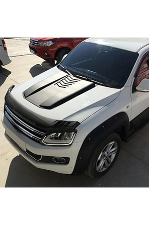 Kaput Ucu Kaplaması Koruma VW VOLKSWAGEN Amarok MK1 / MK1 Facelift 2010-2021 ile uyumludur