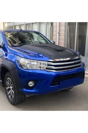TOYOTA Hilux 8. Nesil 2015-2020 v2 ile uyumlu Kaput Ucu Kaplaması Koruma