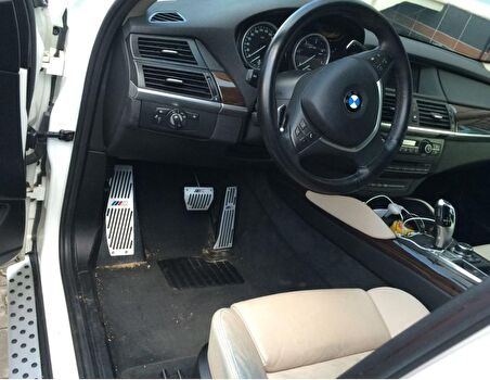 Bmw 5 serisi F10 otomatik pedal seti m logolu 2009-2016 Arası