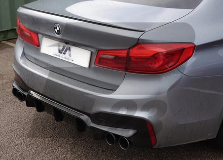Bmw G30 Ekzoz Ucu Parlak Karbon 4lü sağ ve sol Bmw M Model 90mm