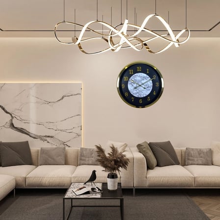 Gold Imperial 60 x 60 Cm Metal Duvar Saati iegxx