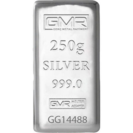 GMR E-Gümüş 250 gr Külçe Gümüş