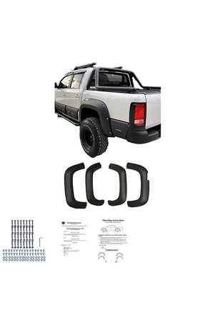ABE TÜV'lü VW VOLKSWAGEN Amarok MK1 2010-2016 ile uyumlu Çamurluk üstü Dodik Kaplama