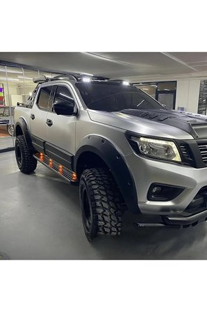 ABE TÜV ile NISSAN Navara NP300 (D23) 2017-2021 ile uyumlu Çamurluk üstü Dodik Kaplama