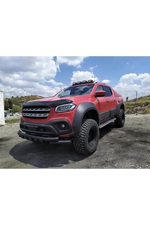ABE TÜV'lü MERCEDES X Class W470 2017+ (Jumbo) ile uyumlu Çamurluk üstü Dodik Kaplama