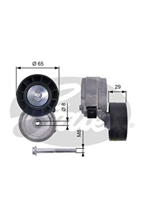 Alternatör Gergi Rulmanı Kütüklü Brava-Bravo I-Iı-Marea-Palıo-Punto 1.9d-1.9jtd 55180011-4