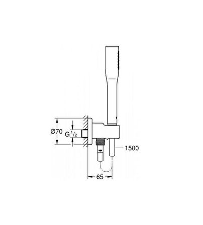 Grohe Euphoria Cosmopolitan Stick Duş Seti 26404000