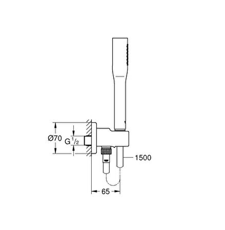 Grohe Euphoria Cosmopolitan Stick Duş Seti 26404000