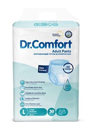 DR.COMFORT YETİŞKİN EMİCİ KÜLOT L 30 ADET