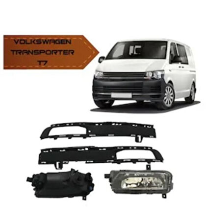 Vw T7 Transporter Sis Farı Lambası OEM Çerçeveli 2015-2018 arası uyumlu