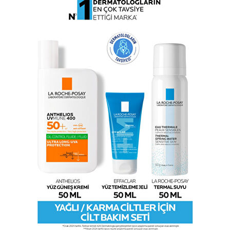 La Roche-Posay Yağlı/karma Ciltler Için Cilt Bakım Seti