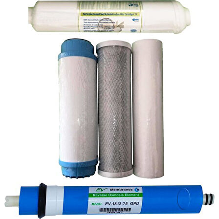 Naturel Ev Membranlı Açık Kasa 5 Aşamalı Su Arıtma Cihazı Filtresi