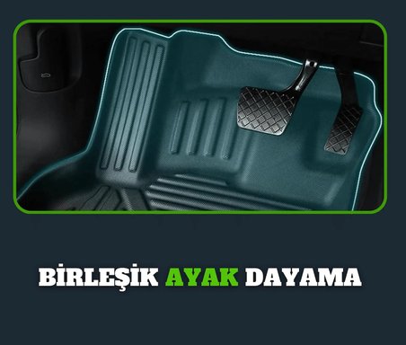 Ford Connect Panelvan 2'li Premium Havuzlu Oto Paspas 2013-2022 Arası Uyumlu