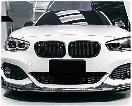 Bmw F20 ön böbrek panjur 2015+ (makyajlı) çift tırnak-pianoblack