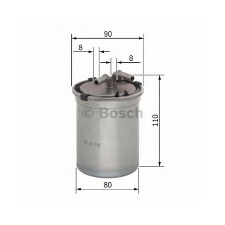 Bosch 0450906500 Yakıt Filtresi Cordoba-Ibıza Iv-V (02-09) Polo (05 -) - Fabıa (05-08) -Roomster 1.4Tdı-1.6Tdı-1.9Tdı