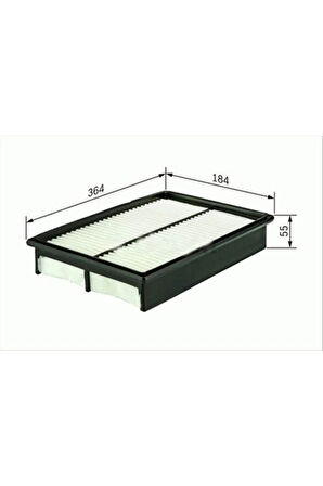 SA305-HAVA Filtresi A3-Tt-Leon -Toledo Iı -Octavıa - Bora-Golf Iv-New Beetle 1.8 -1.9t