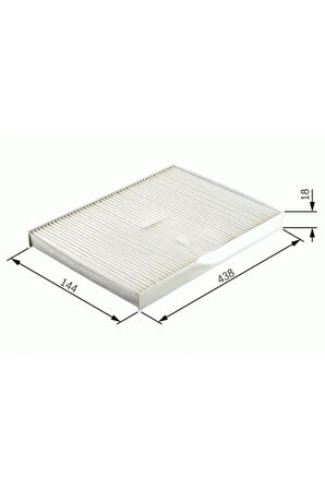 POLEN FİLTRESİ JUMPER DUCATO BOXER 1.9D 1.9TD 2.5D 2.5TD 2.5TDI 2.8D 2.8HDI 94 02