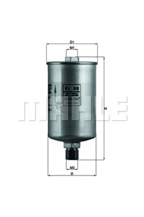 YAKIT FİLTRESİ GOLF II 1.8 GTI-PASSAT 88-97 1.8-A6 WK834/1 x uyumlu