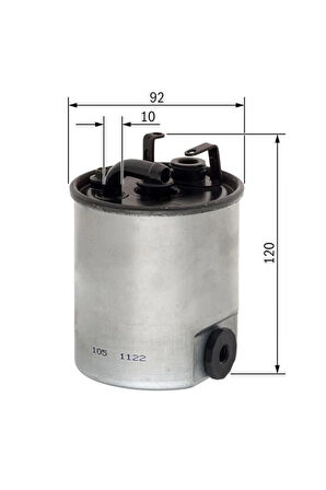 YAKIT FILTRESI MERCEDES OM611 OM668 W168 W414 W638 B901 B904 A6110920101