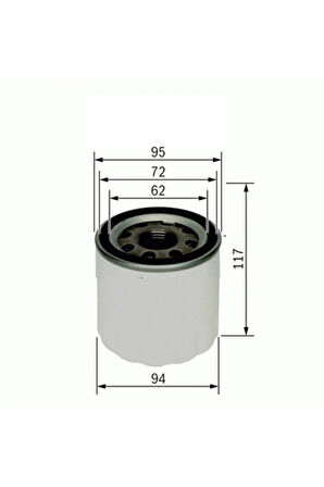 YAĞ FİLTRESİ H1 2.5 CRDI 02 SORENTO 2.5 CRDI 02 x