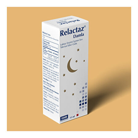 Relactaz Damla 15 ml - Dezenfektan Hediyeli - %72 Alkol