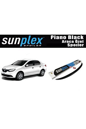 Renault Symbol Spoiler Piano Black 2013-2020 arası modellere uyumlu Sunplex