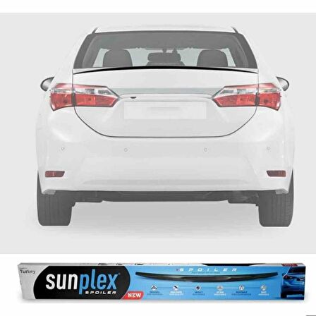 Toyota Corolla Spoiler Piano Black 2013-2019 arası modellere uyumlu Sunplex