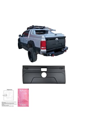 VW VOLKSWAGEN Amarok MK1-MK1 Facelift 2010-2021 ile uyumlu Bagaj Kapağı Kaplaması Koruma