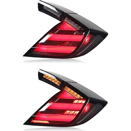 ÇMK Honda Civic Fk7 2016-2020 Hb LED Stop Smoke