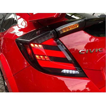 ÇMK Honda Civic Fk7 2016-2020 Hb LED Stop Smoke