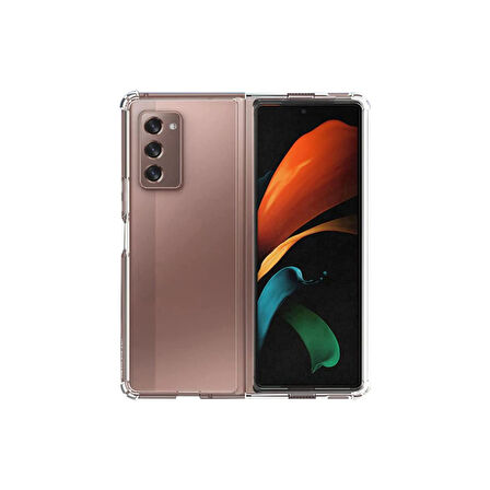 Teleplus Samsung Galaxy Z Fold 3 Kılıf Antishock Korumalı Silikon Renksiz