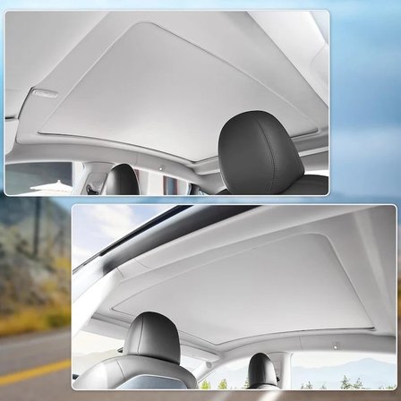 Tesla Model Y Uyumlu Elektrikli Tavan Perdesi 2025+ Sonrası