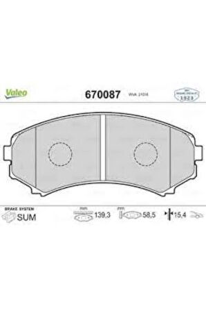 DISK FREN BALATA ON MITSUBISHI PAJERO 3.0/3.5/3.8/2.5D/3.2D 00 > Uyumlu