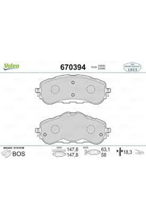 DISK FREN BALATA ON PEUGEOT 308 II