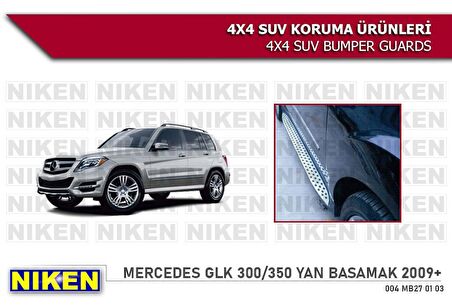 Mercedes Glk uyumlu yan basamak marşbiyel koruma 2008 sonrası modeller